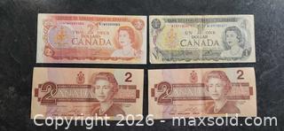 MaxSold Auction: Vintage Canadian Currency Lot  - Pelham (Ontario, Canada) SELLER MANAGED Reseller Online Auction - Foss Road