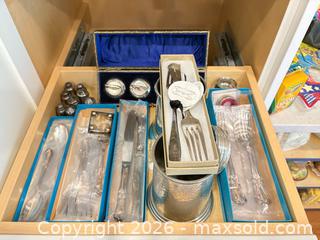 MaxSold Auction: Birks & Mixed-Material Tea/Coffee and Flatware Set with Accessories - New Westminster (British Columbia, Canada) PARTNER MANAGED Downsizing Online Auction -  Jamieson Court (CONDO)