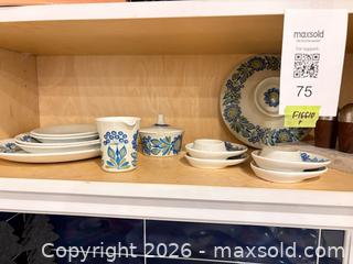 MaxSold Auction: Figgjo Flint Blue Floral Ceramic Dinnerware Set (Mixed Lot) - New Westminster (British Columbia, Canada) PARTNER MANAGED Downsizing Online Auction -  Jamieson Court (CONDO)