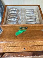 MaxSold Auction: Flatware & Serving Set with Wood Presentation Box - New Westminster (British Columbia, Canada) PARTNER MANAGED Downsizing Online Auction -  Jamieson Court (CONDO)