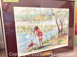 MaxSold Auction: Framed Artwork by Cheryl Nordvik — Abstract / Figurative - New Westminster (British Columbia, Canada) PARTNER MANAGED Downsizing Online Auction -  Jamieson Court (CONDO)