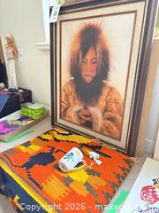 MaxSold Auction: Framed Stretched Canvas Print, Inuit Child Portrait by F. Bruehmer - New Westminster (British Columbia, Canada) PARTNER MANAGED Downsizing Online Auction -  Jamieson Court (CONDO)