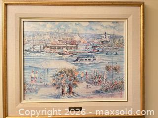 MaxSold Auction: Fred Schaefer Signed Artist Proof Print, Framed, 23 1/8 x 27 5/8 in - New Westminster (British Columbia, Canada) PARTNER MANAGED Downsizing Online Auction -  Jamieson Court (CONDO)