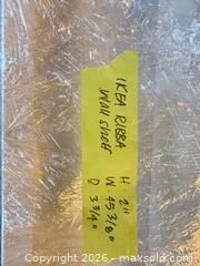 MaxSold Auction: IKEA RIBBA 45 3/8" White Wall Shelf with Umbra Buddy Hooks (3) - New Westminster (British Columbia, Canada) PARTNER MANAGED Downsizing Online Auction -  Jamieson Court (CONDO)