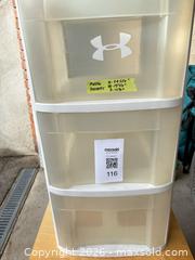 MaxSold Auction: Lot of 4 Storage, File Cabinet, Honeywell Fan & Wastebasket - New Westminster (British Columbia, Canada) PARTNER MANAGED Downsizing Online Auction -  Jamieson Court (CONDO)