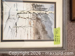 MaxSold Auction: Mixed Lot of 5 Framed Winter Landscape Paintings, Prints & Photos - New Westminster (British Columbia, Canada) PARTNER MANAGED Downsizing Online Auction -  Jamieson Court (CONDO)