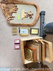 MaxSold Auction: Mixed Picture Frames with Carved Prince George Wood Mirror - New Westminster (British Columbia, Canada) PARTNER MANAGED Downsizing Online Auction -  Jamieson Court (CONDO)