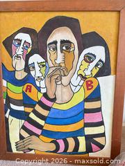 MaxSold Auction: Ricardo Rosales Murmurando Acrylic Painting 28" x 22 1/4" - New Westminster (British Columbia, Canada) PARTNER MANAGED Downsizing Online Auction -  Jamieson Court (CONDO)