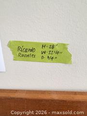 MaxSold Auction: Ricardo Rosales Murmurando Acrylic Painting 28" x 22 1/4" - New Westminster (British Columbia, Canada) PARTNER MANAGED Downsizing Online Auction -  Jamieson Court (CONDO)