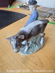 MaxSold Auction: Royal Copenhagen Porcelain Figurine — Boy with Cow, Denmark - New Westminster (British Columbia, Canada) PARTNER MANAGED Downsizing Online Auction -  Jamieson Court (CONDO)