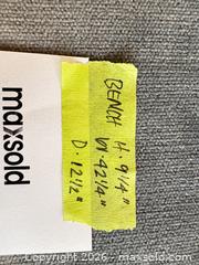 MaxSold Auction: Vintage Style Upholstered Wood Frame Bench, 42.5 in W - New Westminster (British Columbia, Canada) PARTNER MANAGED Downsizing Online Auction -  Jamieson Court (CONDO)