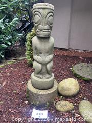 MaxSold Auction: Concrete Garden Tiki Statue - West Vancouver (British Columbia, Canada) SELLER MANAGED Estate Sale Online Auction - Marine Drive