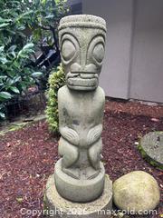MaxSold Auction: Concrete Garden Tiki Statue - West Vancouver (British Columbia, Canada) SELLER MANAGED Estate Sale Online Auction - Marine Drive