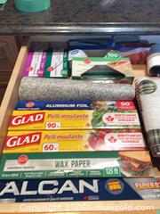 MaxSold Auction: Kitchen Food Wraps & Clings, Zipper Bags, Oven Mitts and Dish Cloths - West Vancouver (British Columbia, Canada) SELLER MANAGED Estate Sale Online Auction - Marine Drive