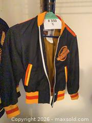 MaxSold Auction: Vintage Canucks Black "Flying Skate" Bomber Jacket by Shain of Canada - West Vancouver (British Columbia, Canada) SELLER MANAGED Estate Sale Online Auction - Marine Drive