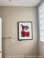 MaxSold Auction: Vintage Signed Print, "Kwa-Gaulth Dancer" by John A. Sharkey, 192/250 - West Vancouver (British Columbia, Canada) SELLER MANAGED Estate Sale Online Auction - Marine Drive