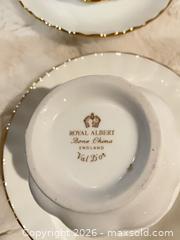 MaxSold Auction: Royal Albert Val D'or Bone China Set of 6, White with Gold Trim - Hamilton (Ontario, Canada) SELLER MANAGED Estate Sale Online Auction - Gray Road
