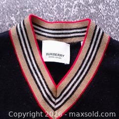 MaxSold Auction: Burberry Black Kids Dress with Red & Beige Stripes, Wool Blend, Size 3Y / 98cm - Toronto (Ontario, Canada) SELLER MANAGED Reseller Online Auction - Esandar Drive (STORAGE)