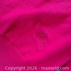 MaxSold Auction: Burberry Children Red Zip-Up Sweater, Size 5Y, Excellent Condition - Toronto (Ontario, Canada) SELLER MANAGED Reseller Online Auction - Esandar Drive (STORAGE)