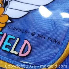 MaxSold Auction: Vintage 1978 PAWS Garfield Pilot Backpack, 12" x 10", Brand New - Toronto (Ontario, Canada) SELLER MANAGED Reseller Online Auction - Esandar Drive (STORAGE)