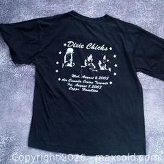 MaxSold Auction: Vintage 2003 Dixie Chicks “Live in Concert” T-Shirt, Air Canada Centre Toronto, X-Large - Toronto (Ontario, Canada) SELLER MANAGED Reseller Online Auction - Esandar Drive (STORAGE)