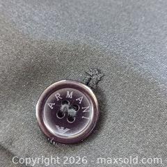 MaxSold Auction: Vintage Giorgio Armani 1980s-Inspired Suit, Super 150 Wool, Made in Italy, Black, Size Large - Toronto (Ontario, Canada) SELLER MANAGED Reseller Online Auction - Esandar Drive (STORAGE)