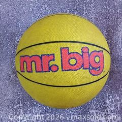 MaxSold Auction: Vintage Mr. Big Chocolate Bar Promotional Basketball, 1990s - Toronto (Ontario, Canada) SELLER MANAGED Reseller Online Auction - Esandar Drive (STORAGE)