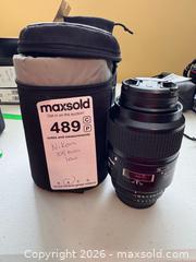 MaxSold Auction: Nikon 105mm Lens B - Burlington (Ontario, Canada) Moving Online Auction - Mcniven Road