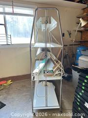 MaxSold Auction: Plant Shelf With Lights and Bulbs C - Burlington (Ontario, Canada) Moving Online Auction - Mcniven Road