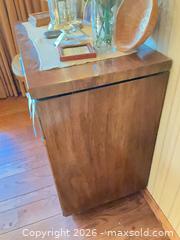 MaxSold Auction: Drexel Wood Sideboard / Buffet, Medium Brown, Brass Pulls - Los Angeles (California, USA) PARTNER MANAGED Estate Sale Online Auction - Wish Avenue