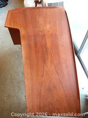 MaxSold Auction: Mid-Century Modern Teak Veneer Desk, 28" x 58" x 35" - Los Angeles (California, USA) PARTNER MANAGED Estate Sale Online Auction - Wish Avenue