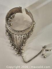 MaxSold Auction: A Silver Plated Bracelet with a Ring - Pickering (Ontario, Canada) SELLER MANAGED Reseller Online Auction - Old Brock Road