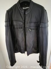 MaxSold Auction: Biker's Leather Jacket - Pickering (Ontario, Canada) SELLER MANAGED Reseller Online Auction - Old Brock Road