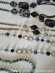 MaxSold Auction: Box of Sunglasses and 7 Necklaces - Pickering (Ontario, Canada) SELLER MANAGED Reseller Online Auction - Old Brock Road