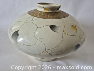 MaxSold Auction: Large Hand Painted Vase - Pickering (Ontario, Canada) SELLER MANAGED Reseller Online Auction - Old Brock Road