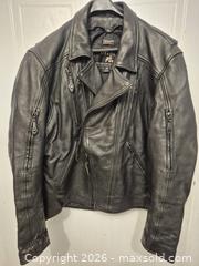 MaxSold Auction: Mega Force Leather Jacket - Pickering (Ontario, Canada) SELLER MANAGED Reseller Online Auction - Old Brock Road