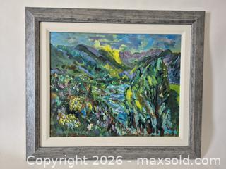 MaxSold Auction: Oil on Canvas Painting - Pickering (Ontario, Canada) SELLER MANAGED Reseller Online Auction - Old Brock Road
