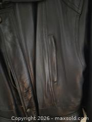 MaxSold Auction: UK Leather Jacket - Pickering (Ontario, Canada) SELLER MANAGED Reseller Online Auction - Old Brock Road