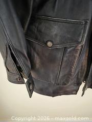 MaxSold Auction: UK Leather Jacket - Pickering (Ontario, Canada) SELLER MANAGED Reseller Online Auction - Old Brock Road