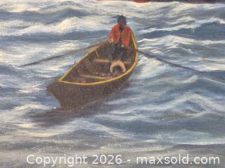 MaxSold Auction: Vintage Signed Oil Painting - Pickering (Ontario, Canada) SELLER MANAGED Reseller Online Auction - Old Brock Road