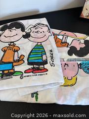 MaxSold Auction: 1980s Pillowcases & Tea Towels with Sesame Street, Peanuts, Disney - Marietta (Georgia, USA) PARTNER MANAGED Estate Sale Online Auction - Casteel Park Drive Southwest