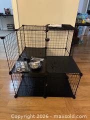 MaxSold Auction: Black Coated Metal Wire Cat Condo - Modular Cube Cage - Marietta (Georgia, USA) PARTNER MANAGED Estate Sale Online Auction - Casteel Park Drive Southwest