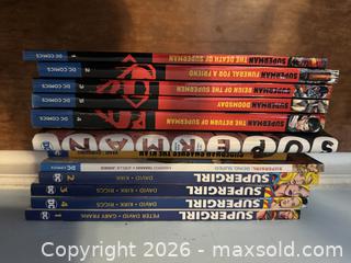 MaxSold Auction: DC Comics Paperback Collection — Superman 1-5 vols & Supergirl 1-4 vols - Marietta (Georgia, USA) PARTNER MANAGED Estate Sale Online Auction - Casteel Park Drive Southwest