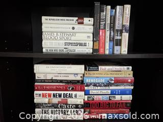 MaxSold Auction: Hardcover Books: Politics & Biography by Woodward, Wilkerson, Toobin - Marietta (Georgia, USA) PARTNER MANAGED Estate Sale Online Auction - Casteel Park Drive Southwest