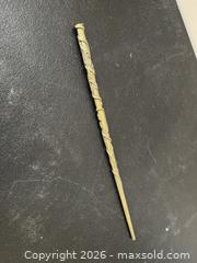 MaxSold Auction: Harry Potter Hermione Replica Wand, Gold/Brass Tone - Marietta (Georgia, USA) PARTNER MANAGED Estate Sale Online Auction - Casteel Park Drive Southwest