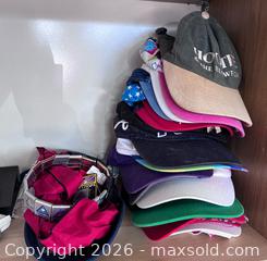 MaxSold Auction: Lot of 10 Adjustable Baseball Caps in Mixed Colors - Marietta (Georgia, USA) PARTNER MANAGED Estate Sale Online Auction - Casteel Park Drive Southwest