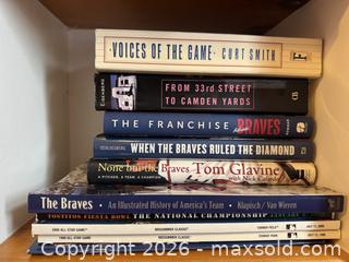 MaxSold Auction: Lot of 10 Baseball Books — Braves & MLB - Marietta (Georgia, USA) PARTNER MANAGED Estate Sale Online Auction - Casteel Park Drive Southwest