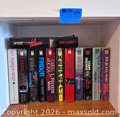 MaxSold Auction: Lot of 12 Paperback Crime, Fantasy, Mystery & Sci-Fi Books - Marietta (Georgia, USA) PARTNER MANAGED Estate Sale Online Auction - Casteel Park Drive Southwest