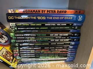 MaxSold Auction: Lot of 28 DC Comics Green Lantern & JLA Graphic Novels - Marietta (Georgia, USA) PARTNER MANAGED Estate Sale Online Auction - Casteel Park Drive Southwest