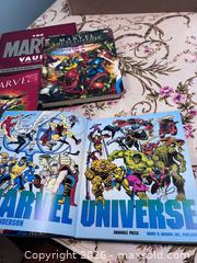 MaxSold Auction: Lot of 4-5 Hardcover Marvel Encyclopedias & Compendiums - Marietta (Georgia, USA) PARTNER MANAGED Estate Sale Online Auction - Casteel Park Drive Southwest
